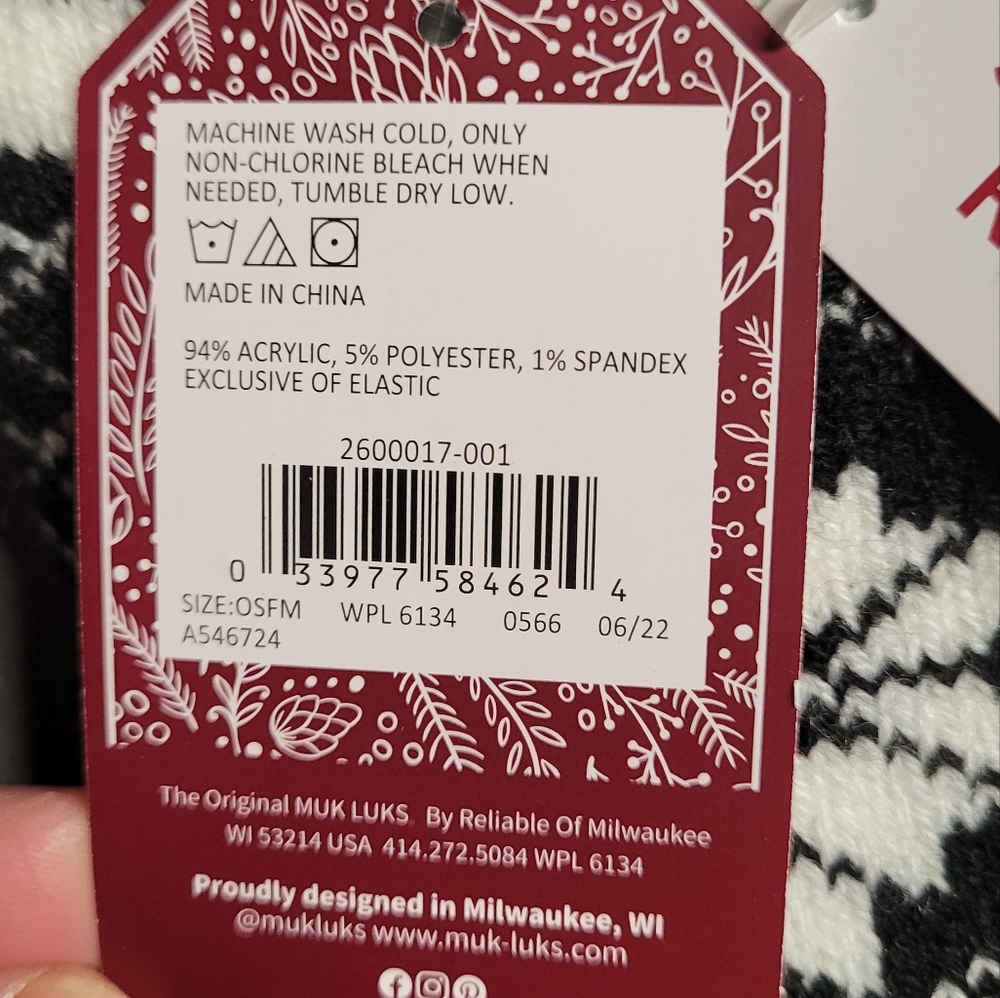 Black and White women's  slipper Socks - Picture 4 of 4